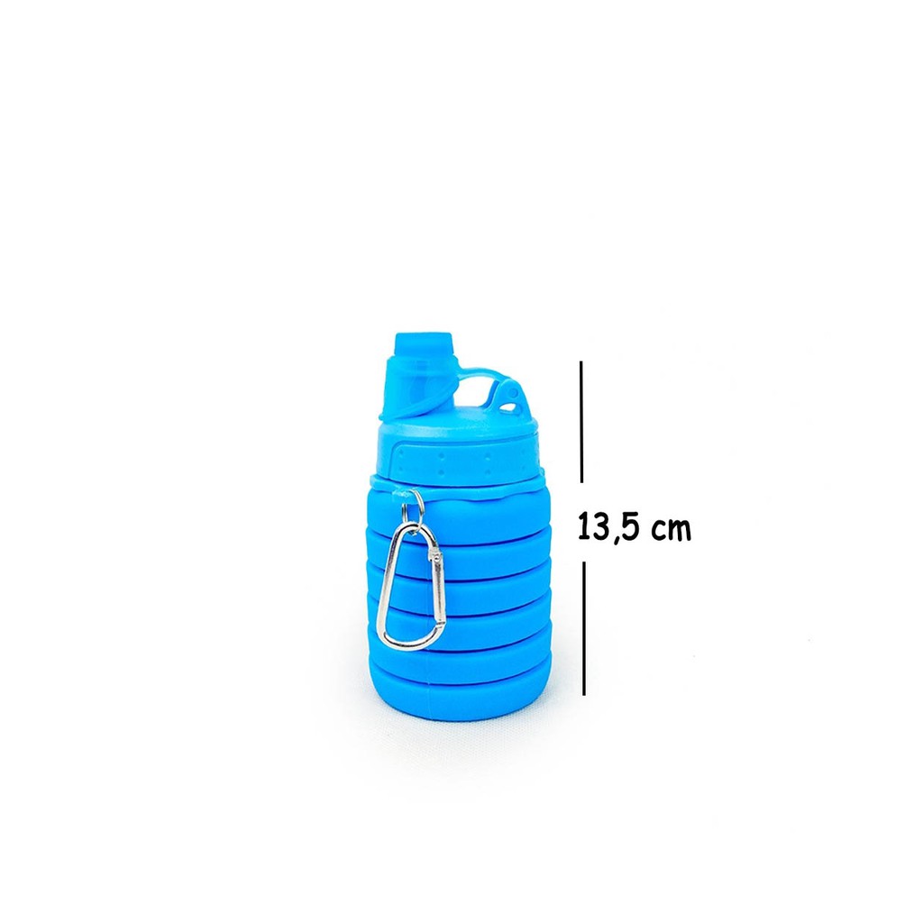 VOM Botol Minum Lipat Silikon Portable Silicone Foldable Bottle 500ml 0656