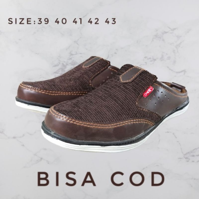 selop pria / sepatu sandal pria /sandal sepatu pria/ sepatu sandal kasual /sandal slip on/ bisa cod/bayar ditempat/ termurah terlaris