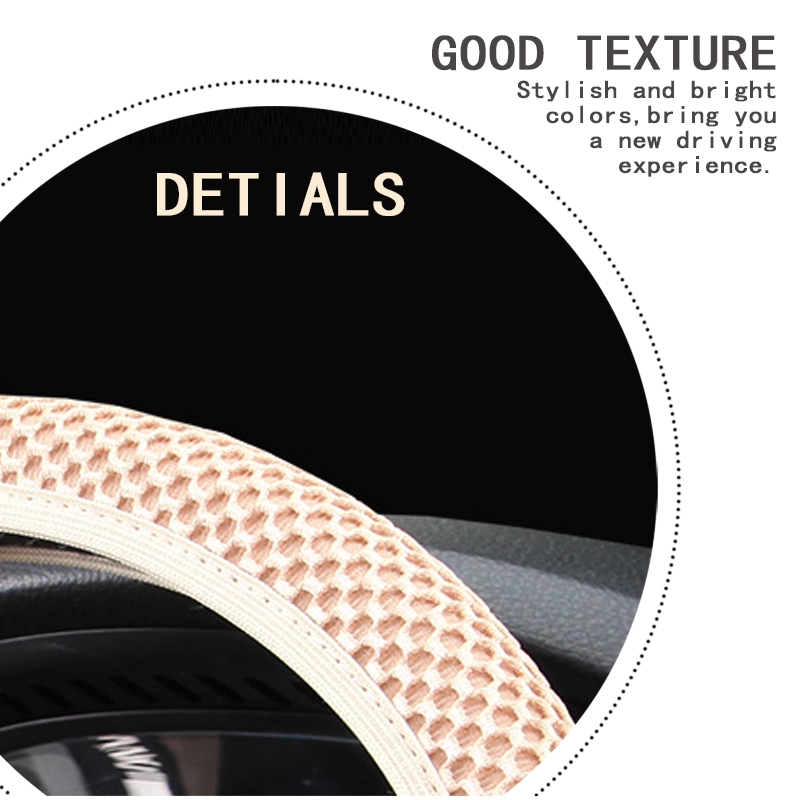 Cover Stir Mobil Bahan Breathable Anti Slip Untuk Dekorasi