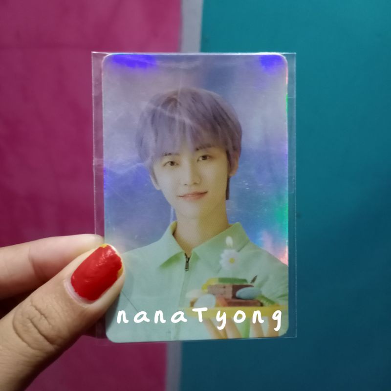 pc photocard poca holo jaemin benefit aladin sg21