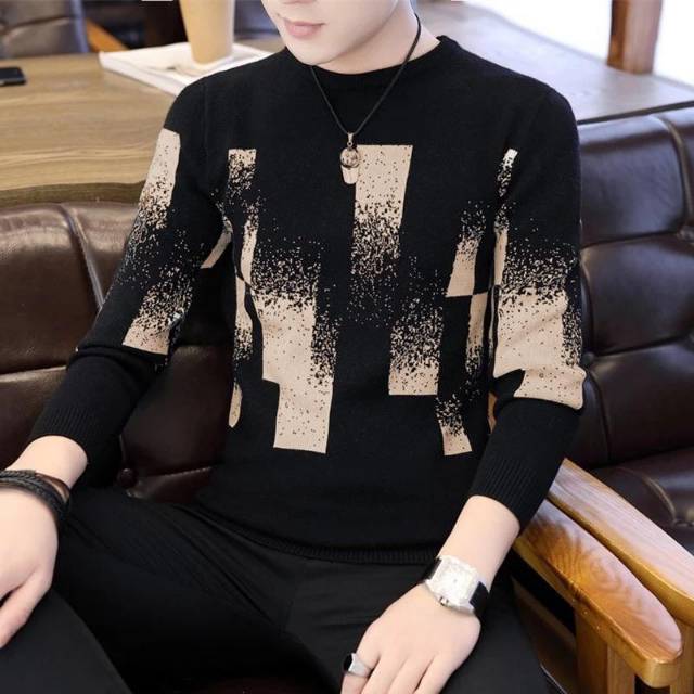 TOTOTAshop.baju kaos FELIPO pria Lengan panjang,bahan babyterry premium.motif sablon halus