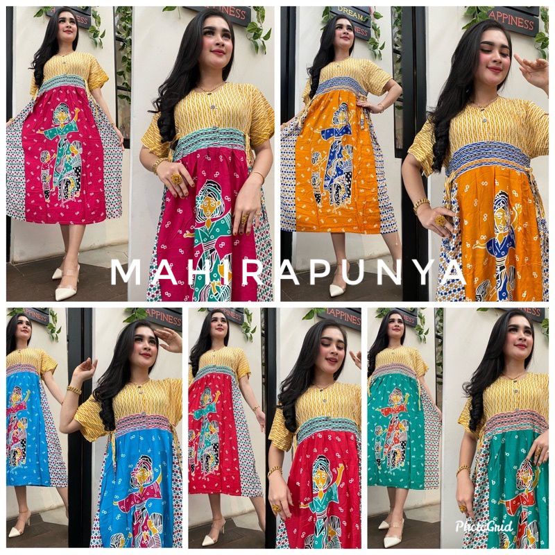 Daster Kekinian Bu Tejo Baju Tidur Wanita Tali Samping Daster Busui Chibi Rayon Murah