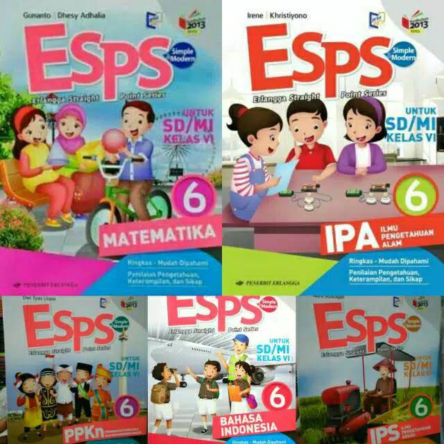 ESPS KELAS 6 VI SD MATEMATIKA IPA IPS PPKN BAHASA
