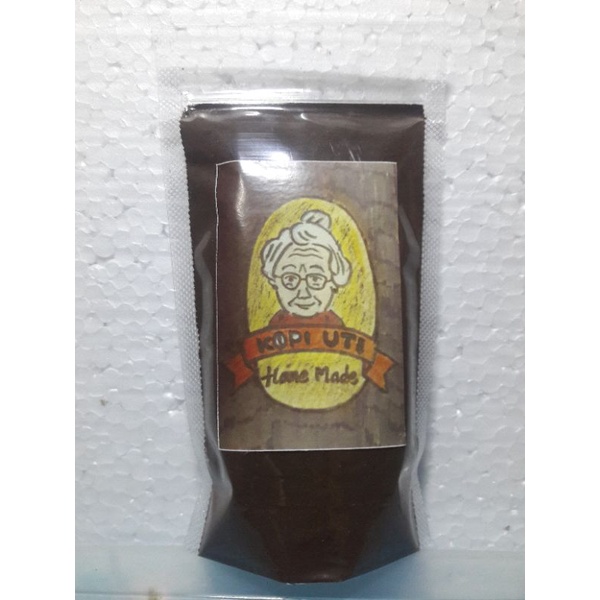 

kopi hitam bubuk giling halus murah berkualitas kopi uti home made kopi lelet