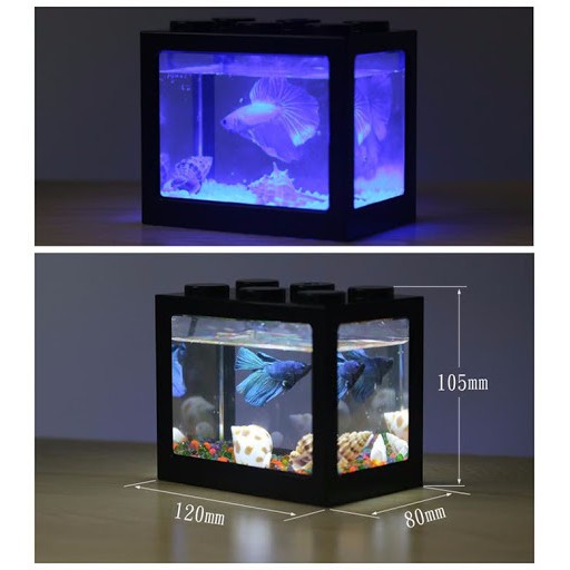 Aquarium LEGO Mini Ikan Cupang soliter solitair