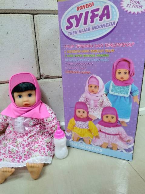 KBT365 Mainan anak boneka Syifa hijab