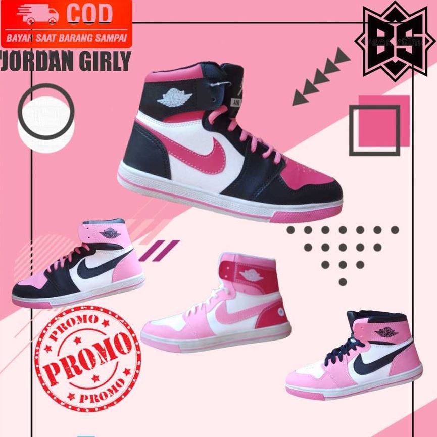 SEPATU BOOT CEWEK / SEPATU BOOT PINK / SEPATU CEWEK PINK / SEPATU BOOT FASHION