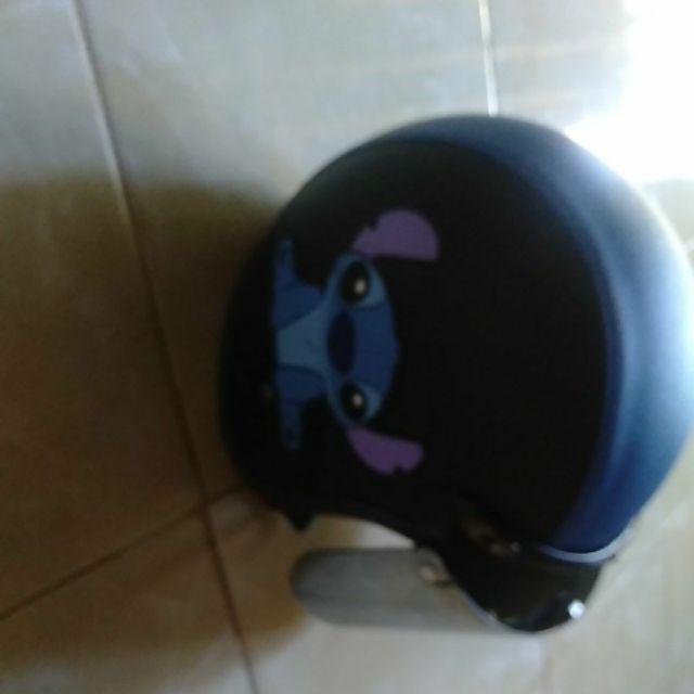  helm  dewasa  kulit bogo retro gambar  stitch Shopee Indonesia