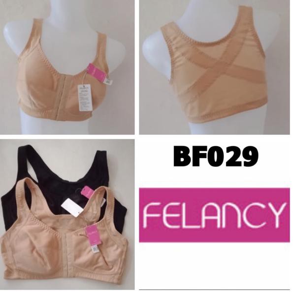 ZP6 BF029 bra kait depan felancy tanpa kawat 34B 36B 38B ❇ ★★