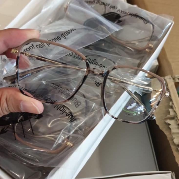 Banyak Dipakai.. Frame Kacamata Wanita Bisa Buat Minus Photocromic Kacamata Kotak Besar Kacamata Min