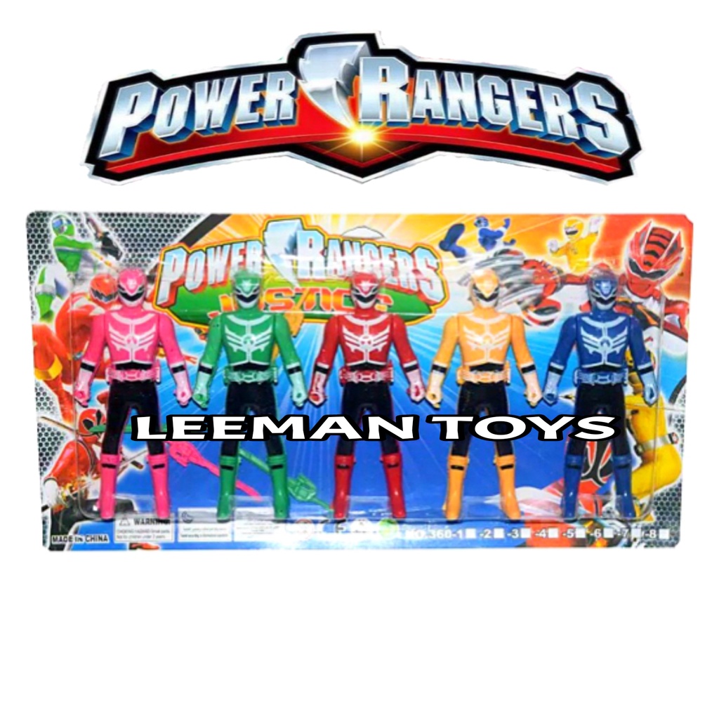 Mainan Robot POWER RANGERS MINI ISI 5 - Mainan Power Rangers - Mainan Anak