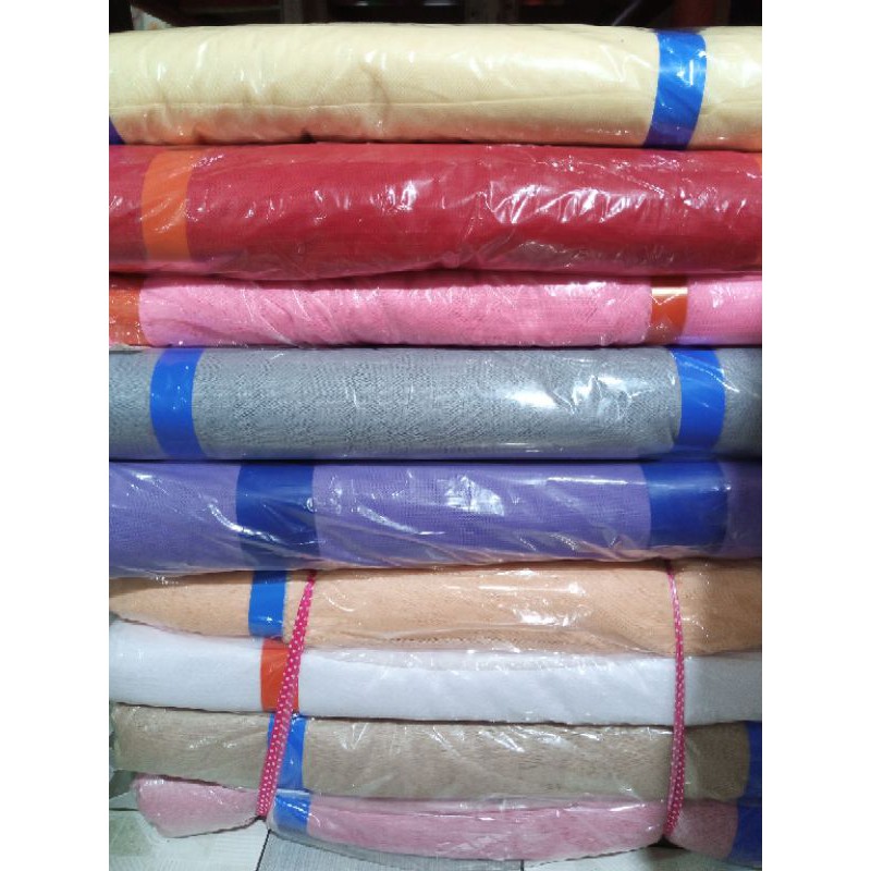 Kain tile baju / tile warna Halus per meter Kain Tile Halus Lembut HQ Import Premium