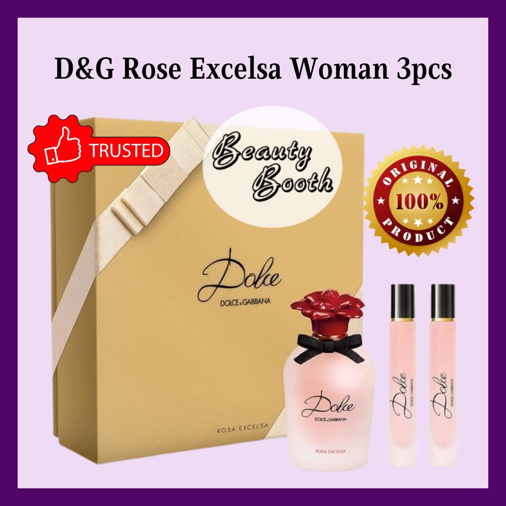 D&amp;G Dolce &amp; Gabbana Rose Excelsa Woman 3pcs