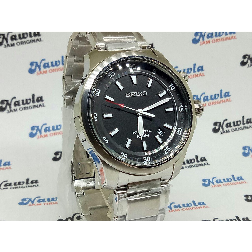 Seiko Kinetic SKA685P1 Analog Black Dial - Jam Tangan Pria SKA685