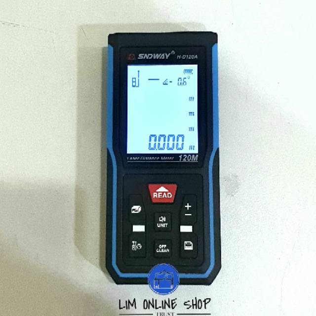 SNDWAY Laser Distance Meter 50/100/120M HD510A HD100A HD120A Rechager Li-ion Battery Pengukur Jarak