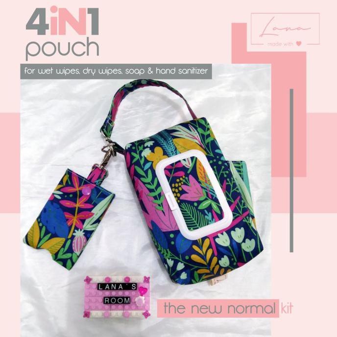 ✅Populer The New Normal Kit (4in1 Tissue Pouch) - Wild Flowers