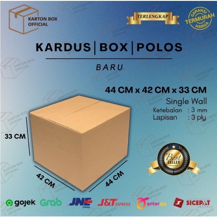 

Kardus Karton Box Besar 44x42x33 CM Dus Box Jumbo Packing Pindahan Polos
