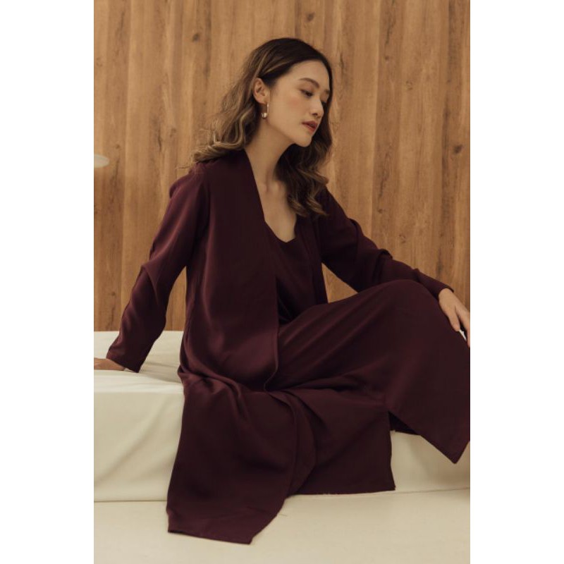 Claryn The Label Valencia Set Burgundy