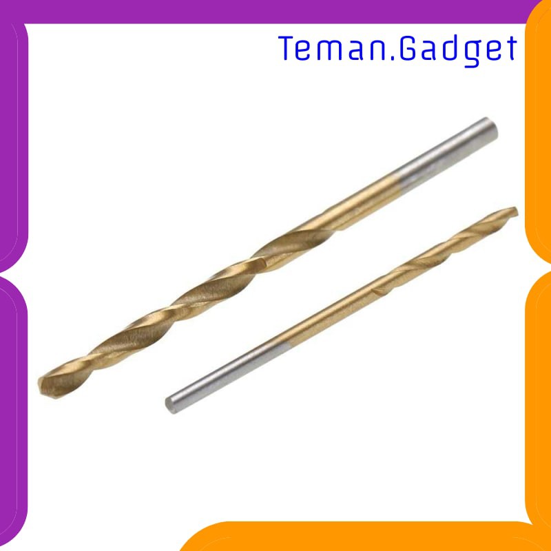 TG-DE175 Mata Bor Power Drill Bits Titanium Coated 50PCS