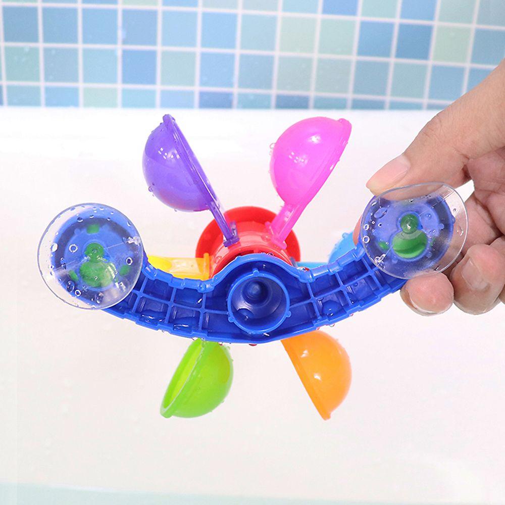 Set Mainan Mandi Bentuk Bunga Dengan Suction Cup Untuk Bayi / Anak