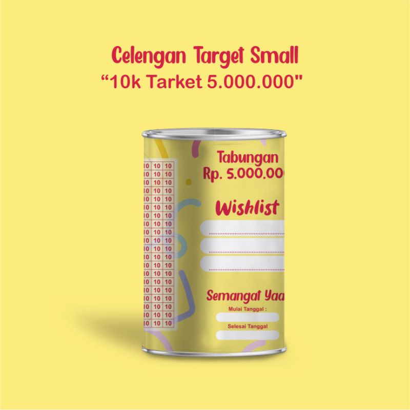 CELENGAN TARGET BUKA TUTUP ATAU PERMANEN MURAH CELENGAN VIRAL TIKTOK SMALL CELENGAN TABUNGAN SEDEKAH SUBUH-10 RIBU TARGET 5JUTA
