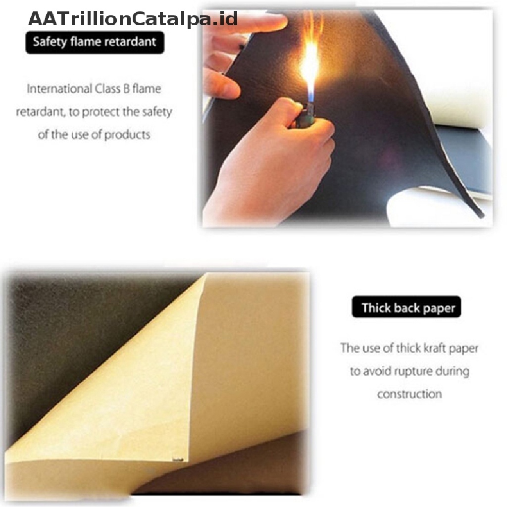 Aatrillioncatalpa 1Pc Busa Peredam Suara Ukuran 30x50cm Untuk Mobil