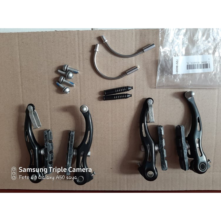 REM V Brake / REM VBRAKE SET POLYGON MONARCH Sepeda FEDERAL MTB CTB BMX SEPEDA LIPAT