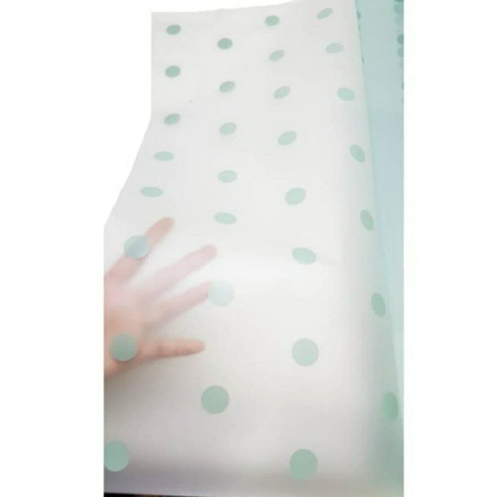 

Kertas Tahan Air Polkadot Doff Kertas Eksklusif Pembungkus Bunga Buket