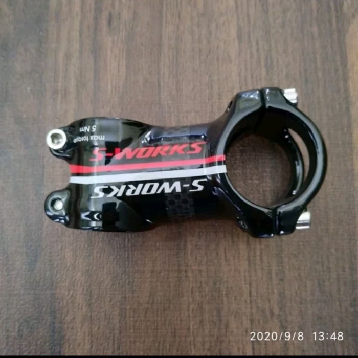 S-Works Specialized Stem 60mm 6 Degrees 31.8mm Glossy - MTB RB