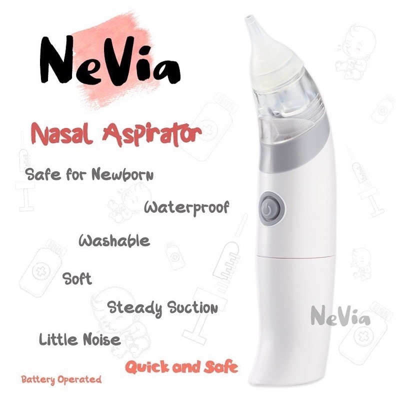 Nevia Nasal Aspirator - Penyedot Hidung Elektrik