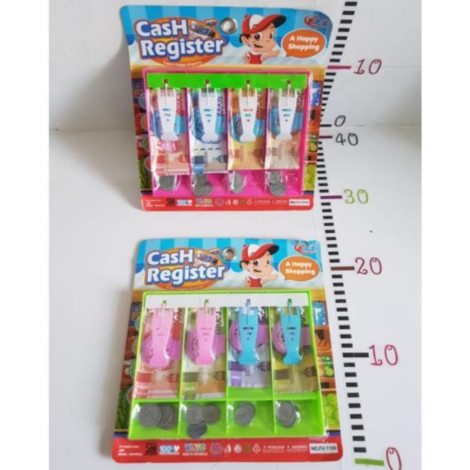 MAINAN ANAK KASIR DAN UANG KOIN UANG KERTAS MAINAN / MAINAN INDO KASI - CASH REGISTER