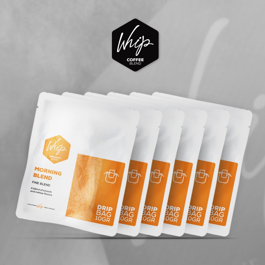 

MORNING BLEND Coffee Blend Drip Bag 6 pack Easy Drip WHIP Coffee Blend