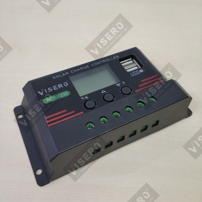 Solar Charge Controller 12V/24V 10A Visero (VCR-1210) NEW