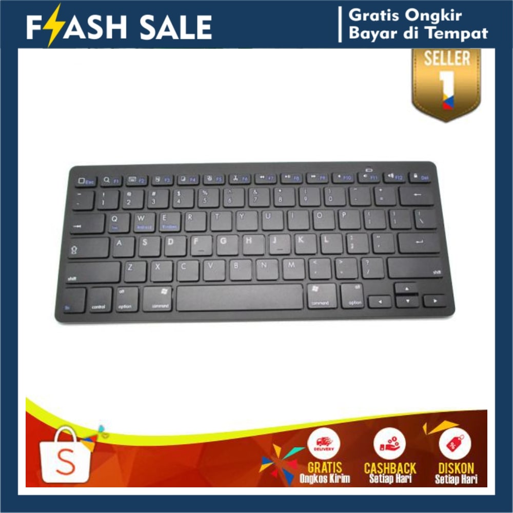 Keyboard Bluetooth Portable BW02 Keybord Modern Digunakan Keyboad Laptop PC Tablet Multifungsi COD
