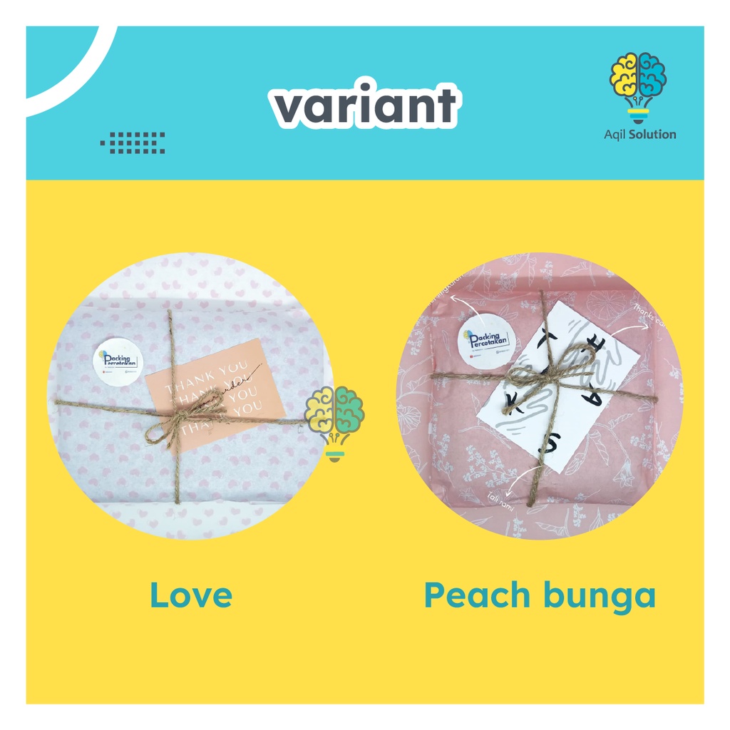 Wrapping Paper Motif / Kertas Roti / Kertas Tisu / Dorslag / Hampers 34x44cm - 36x50cm