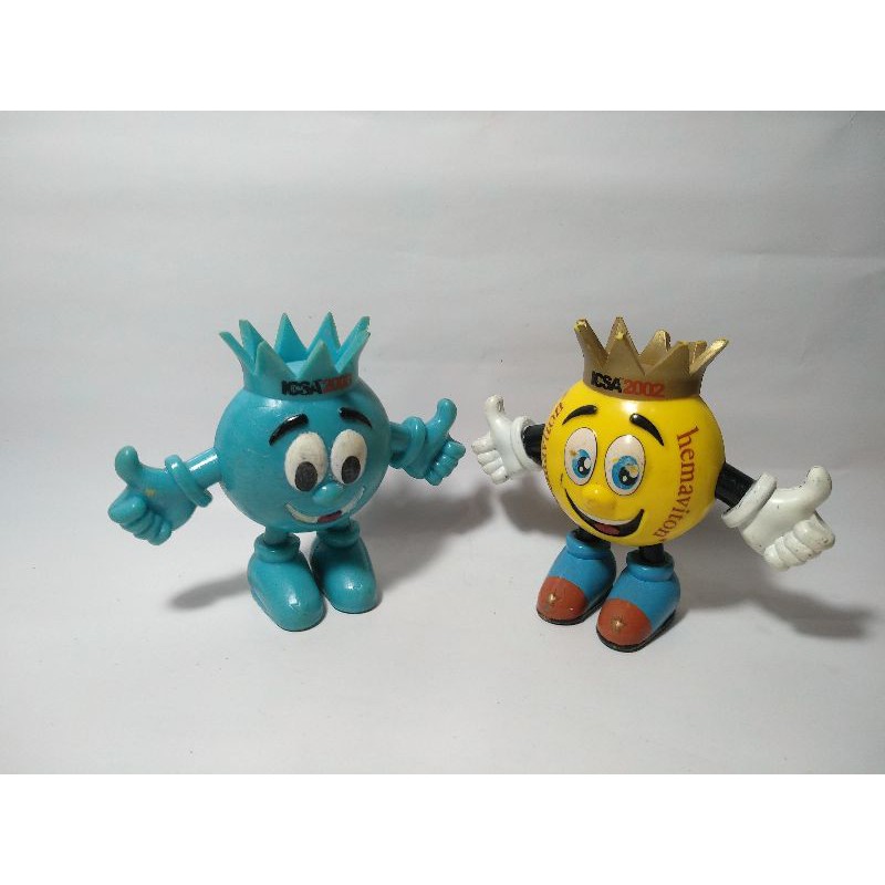 Maskot Hemaviton King Frontier SWA Raja Kaisar Emperor No Pacman Pac-Man Mnm Mascot Toys Jadul Lawas