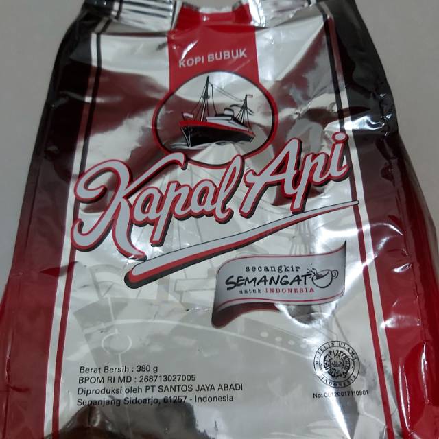 

Kopi bubuk kapal api 380 gr