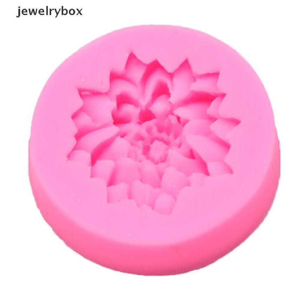 Cetakan Resin Bentuk Bunga Chrysanthemum Bahan Silikon Untuk Dekorasi Kue