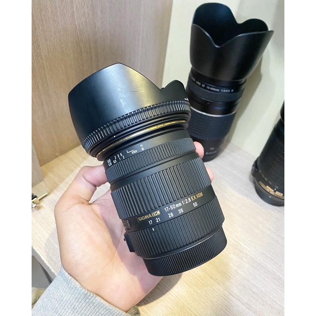 LENSA SIGMA CANON 17-50mm F2.8 DC HSM - LENSA WIDE CANON - LENSA SIGMA CANON