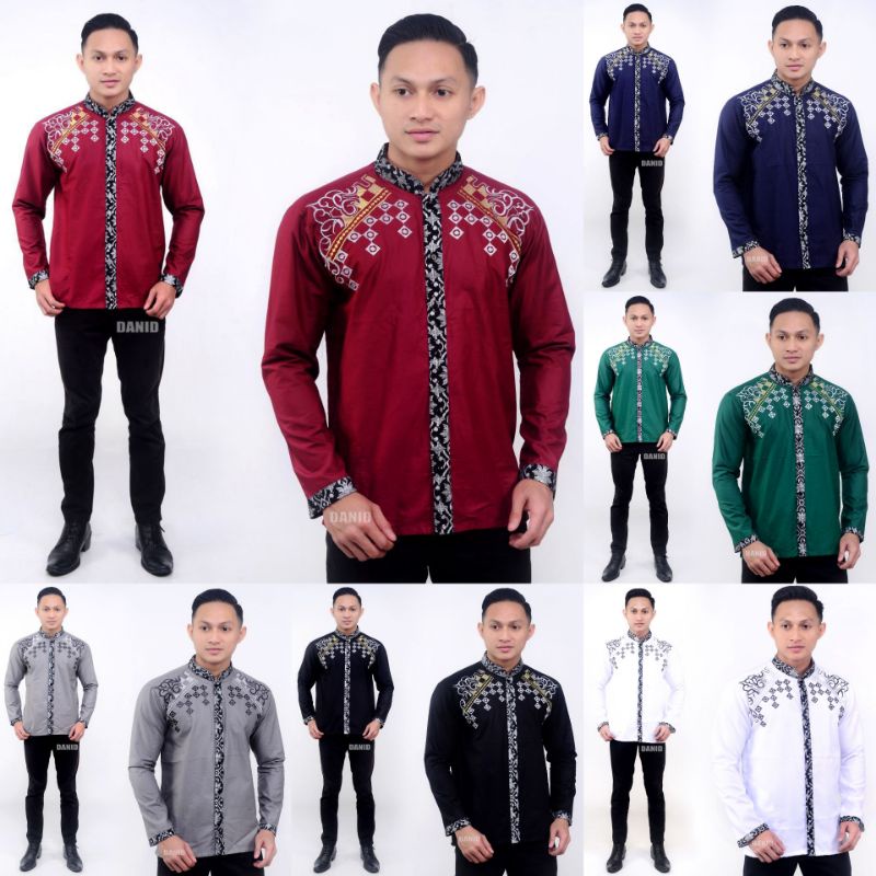 BAJU KOKO PRIA KEMEJA BORDIL KOKO DEWASA BAJU REMAJA KAIN TOYOBO ADEM SERAP BATIKUSMAN HALUS BATIK U