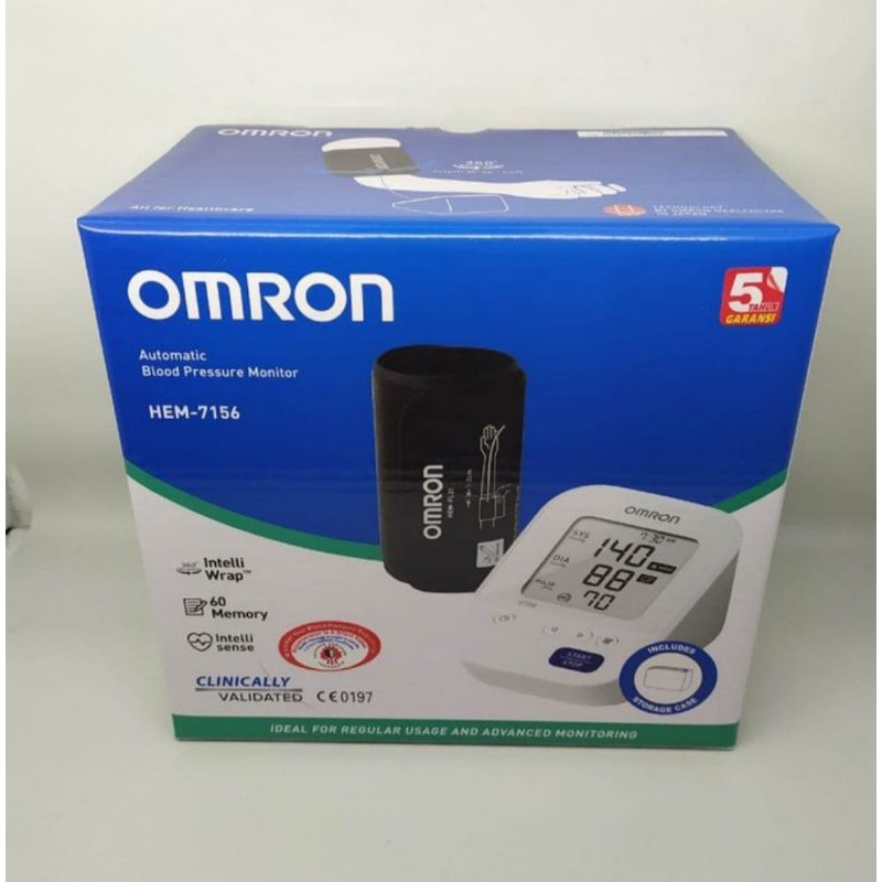 Tensimeter Omron 7156 Manset Besar Alat Tensi  Cek Tekanan Darah Omron Garansi 5Tahun