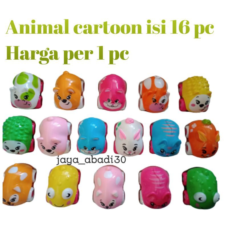 MAINAN ANAK BALITA HEWAN LITTLE ANIMAL CARTOON NON TOXIC 869-2