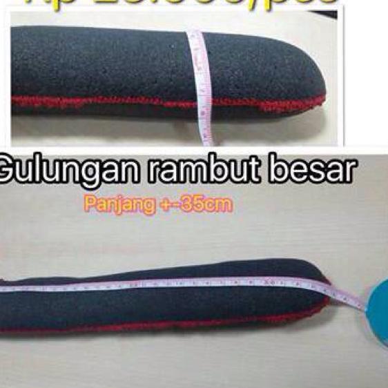 ♚ Gulungan rambut sosis besar hairdini ☇