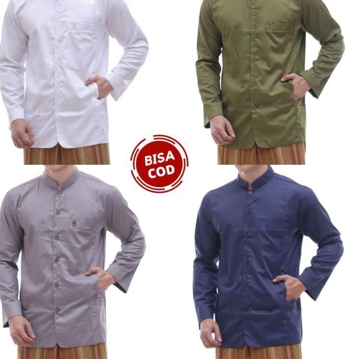 Hot Sell.. Baju koko pria | baju koko haibah polos | baju koko haibah terompah | baju koko haibah te