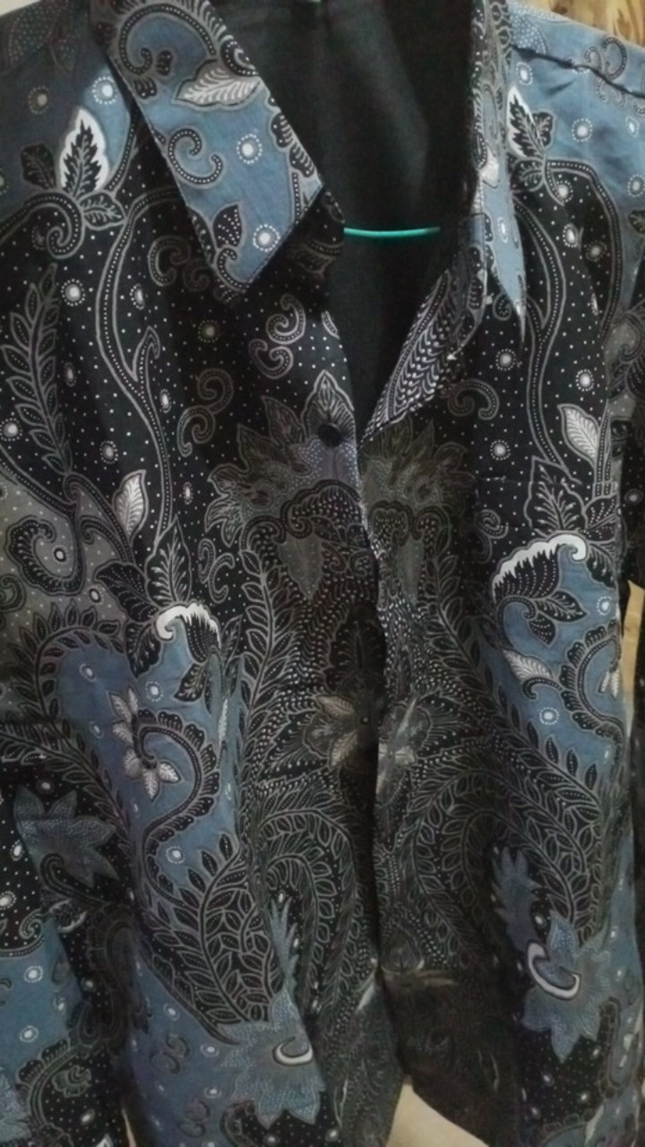 Kameswara Kemeja Batik Pria Full Furing Bahan Katun Primisima