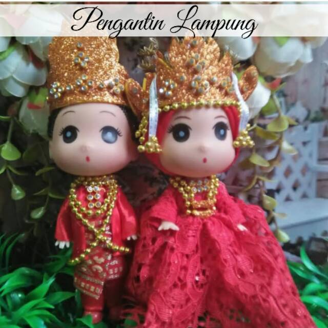 Boneka pengantin adat / tradisional nusantara