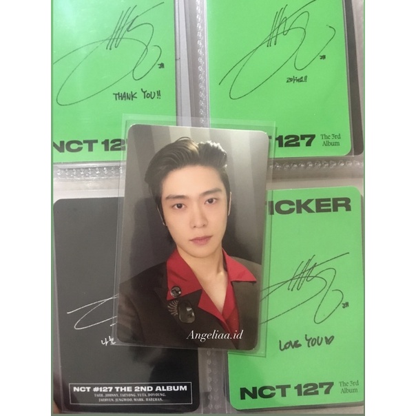 PHOTOCARD JAEHYUN CLASSIC NCT127 OFFICIAL FAVORITE