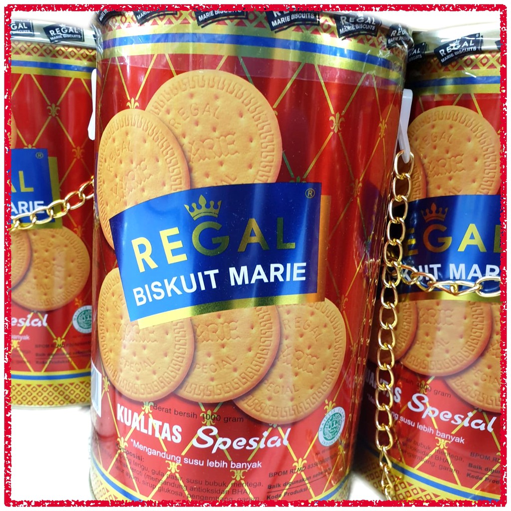 klasik roti marie regal REGAL KALENG rantai gold regal biskuit marie BESAR 1000gr