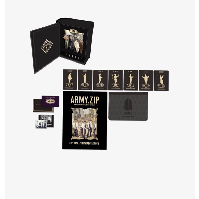 ARMY MEMBERSHIP KIT 7th Fairy Tale Concept BOOK LAMP / MEMBERSHIP CARD / ARMY.ZIP / BOOK MARKER / PH