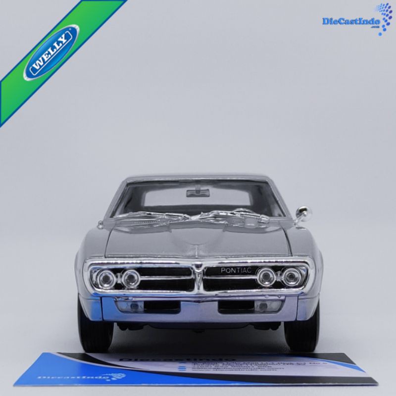 Nex Welly 1:24 Pontiac Firebird 1967 1969 Silver